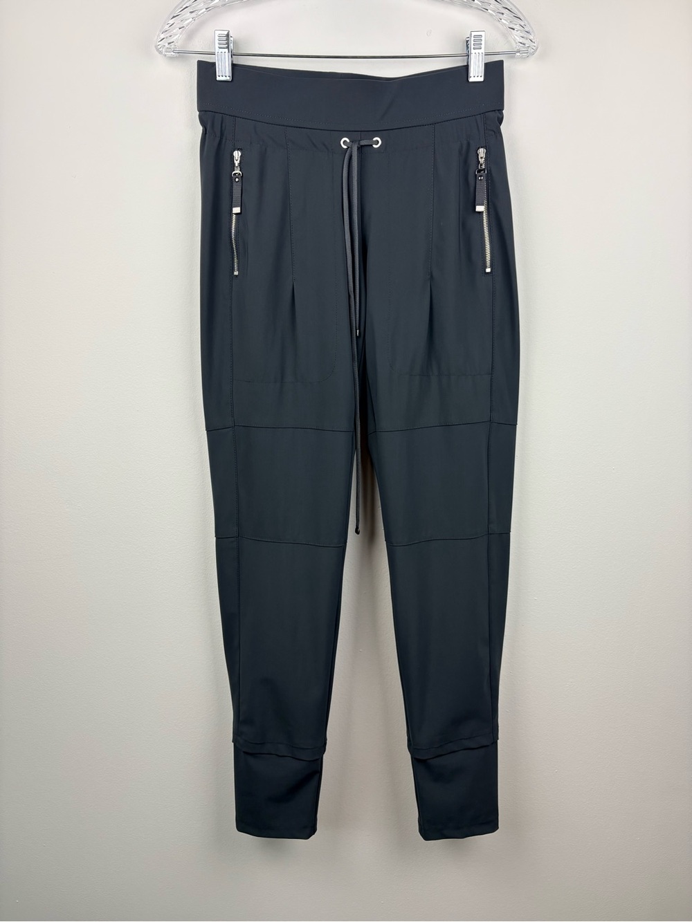 NWT RAFFAELLO ROSSI Candy Joggers Drawstring Cargo Slate Gray Sz 32 US XS 2 - Picture 2 of 15